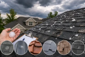 How to Identify Hail Damage by Roof Type 1