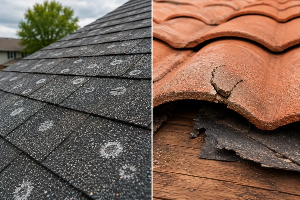 How to Identify Hail Damage by Roof Type 4